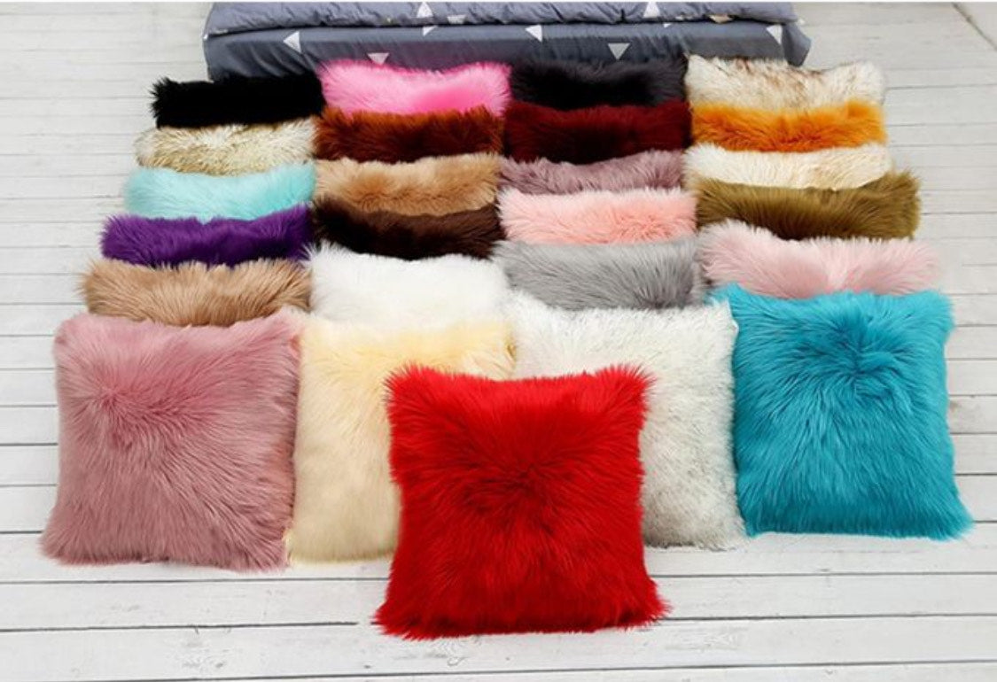Fluffy Decorative Throw Pillows