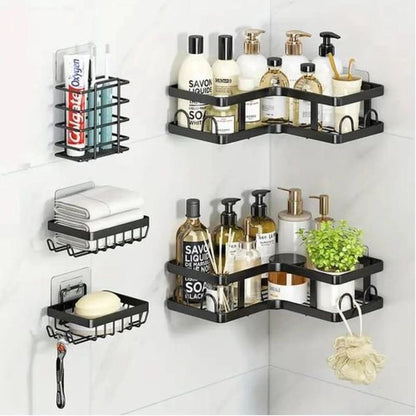 Bathroom Accessories Set – 5-Piece Modern Design displayed in a cozy modern African home interior.
