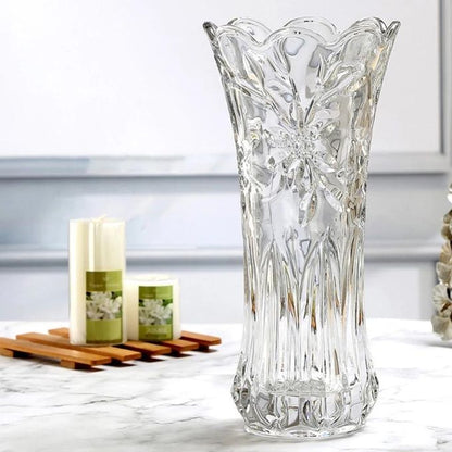 Decorative Flower Vase – Modern Glass Design displayed in a cozy modern African home interior.