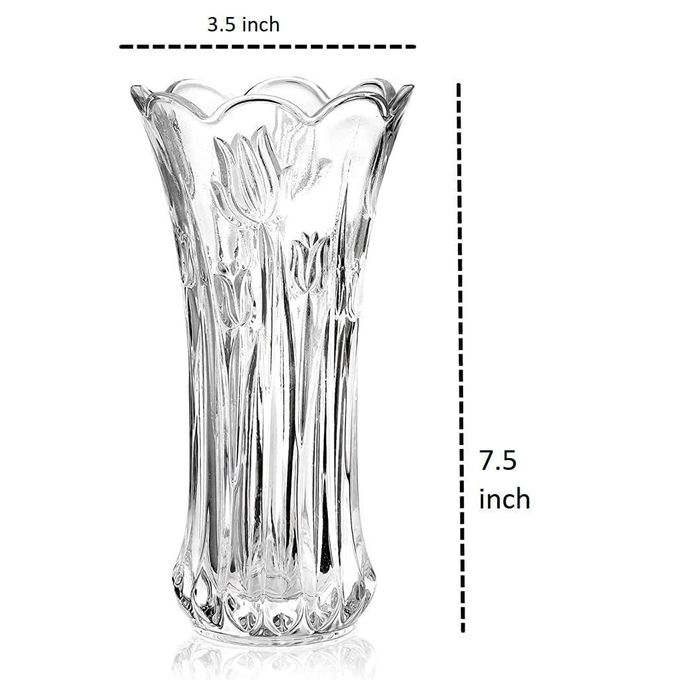 Decorative Flower Vase – Modern Glass Design displayed in a cozy modern African home interior.