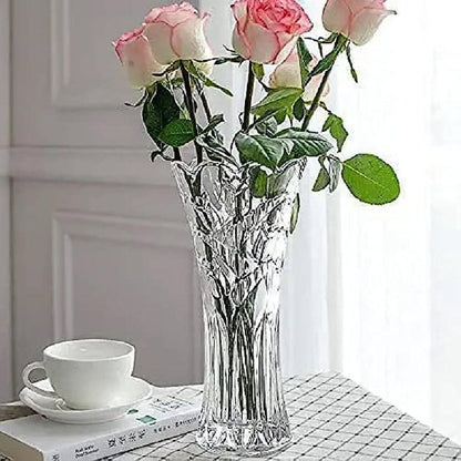 Decorative Flower Vase – Modern Glass Design displayed in a cozy modern African home interior.