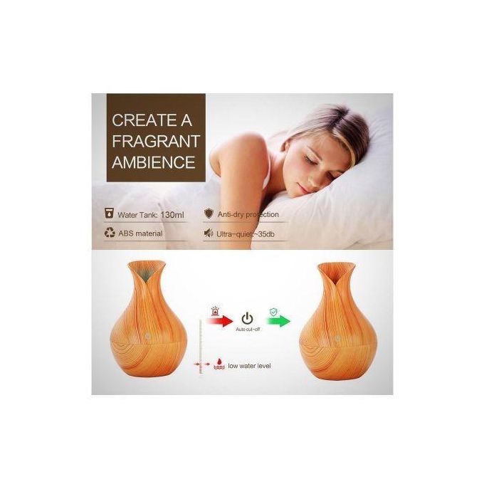 Essential Oil Diffuser – Ultrasonic Aroma Humidifier