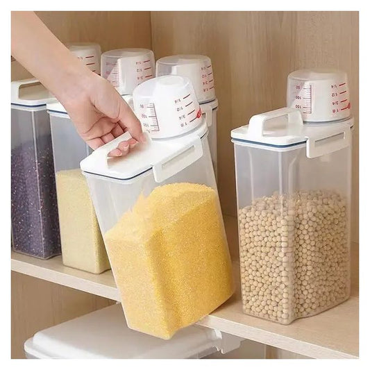 Transparent Airtight Food Storage Containers – 4pcs Set