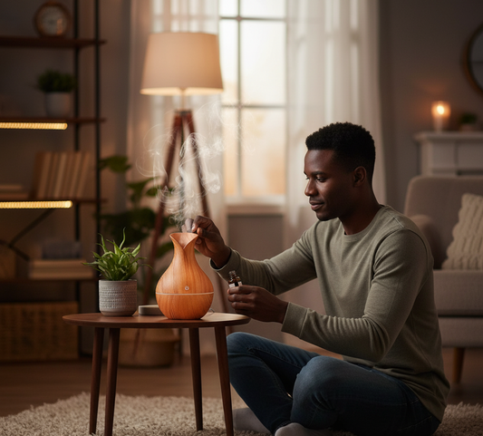 Essential Oil Diffuser – Ultrasonic Aroma Humidifier