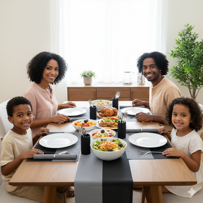 Dining Table Runner & Placemats Set – Elegant Dining Decor
