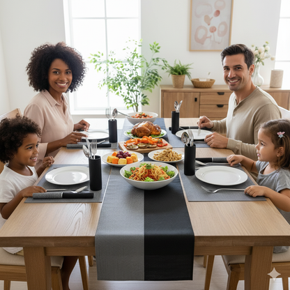 Dining Table Runner & Placemats Set – Elegant Dining Decor