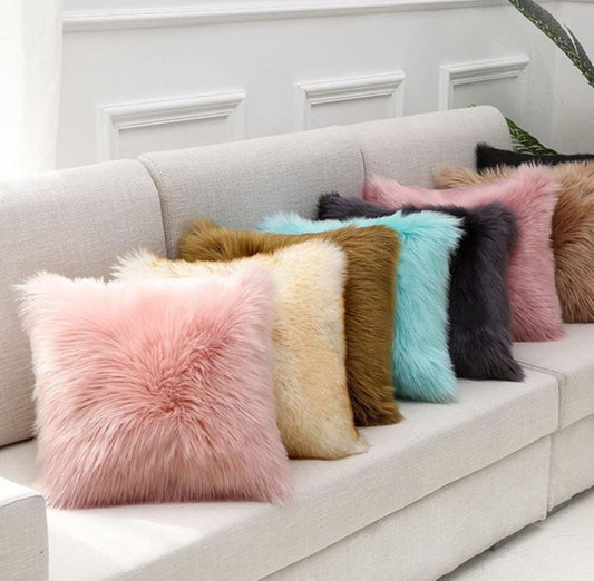 Fluffy Decorative Throw Pillows