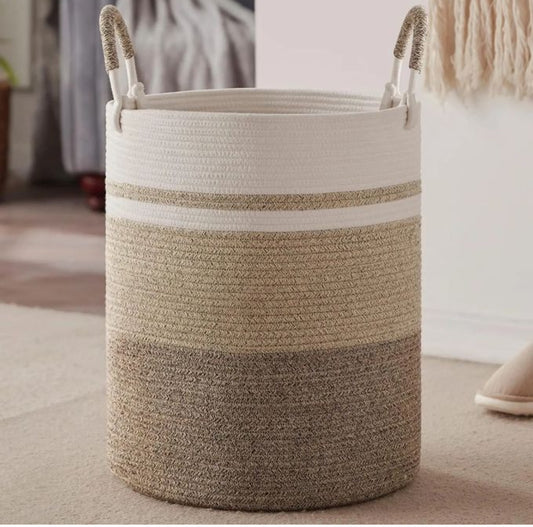Woven laundry Basket