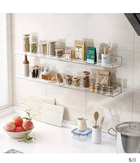 Floating Wall Shelves – Stylish Home Storage (Set of 4)