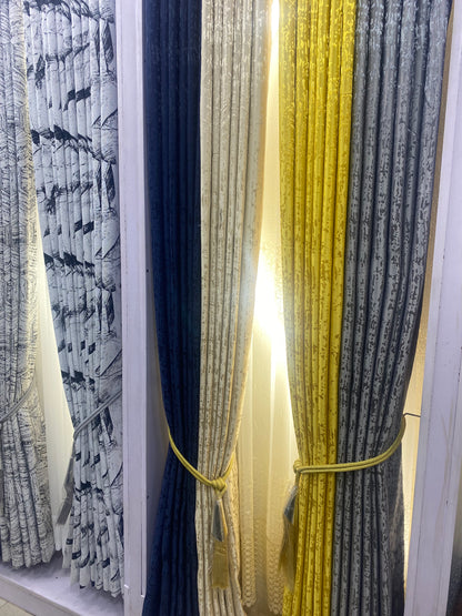Blackout Window Curtains – Full Set with net & accessories