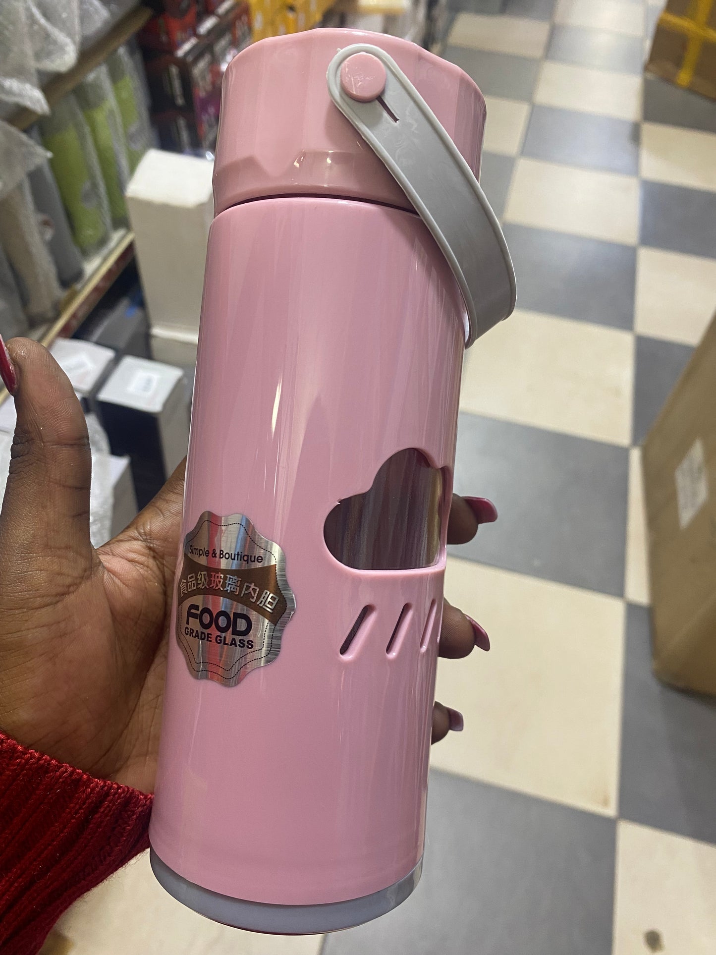 Cloud-View Vacuum Flask – 500ml Hot & Cold Insulated Bottle