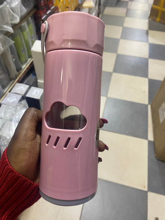Cloud-View Vacuum Flask – 500ml Hot & Cold Insulated Bottle