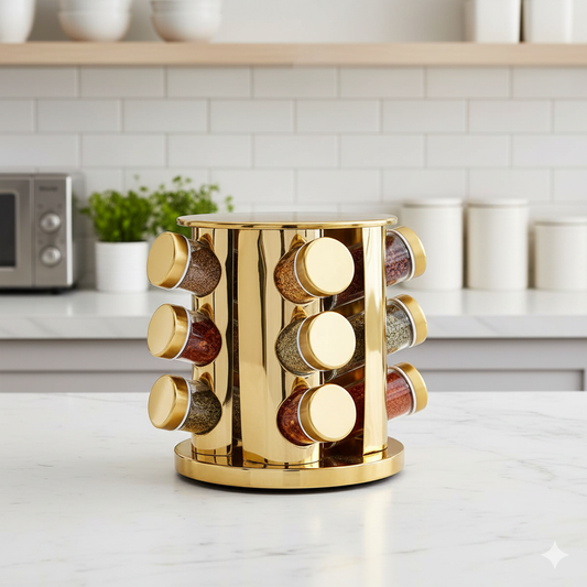 Spice Rack & Jar Set – Organized Kitchen Storage