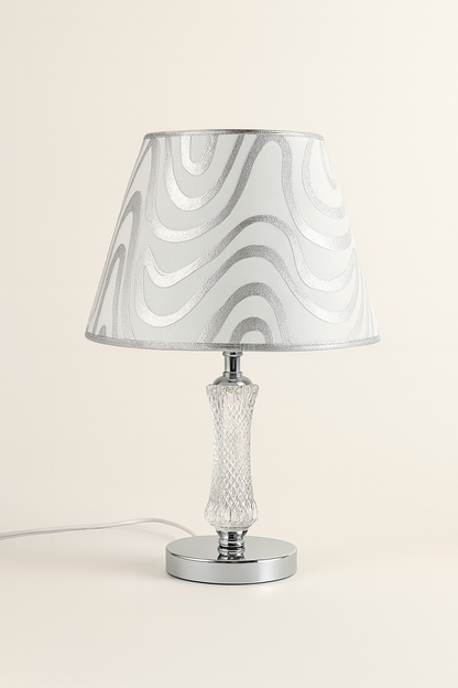 Modern Bedside Lamp – Warm & Elegant Lighting displayed in a cozy modern African home interior.