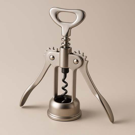 Luxury Heavy-Duty Wine Opener – Elegant Metal Corkscrew