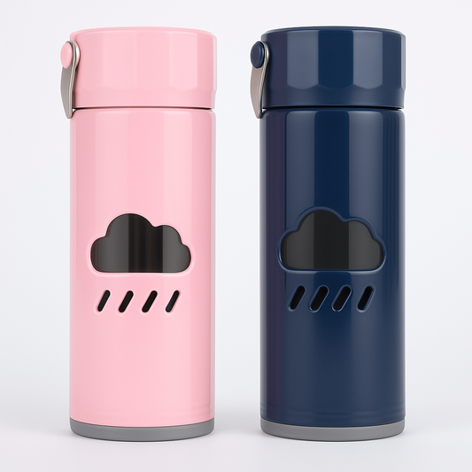 Cloud-View Vacuum Flask – 500ml Hot & Cold Insulated Bottle
