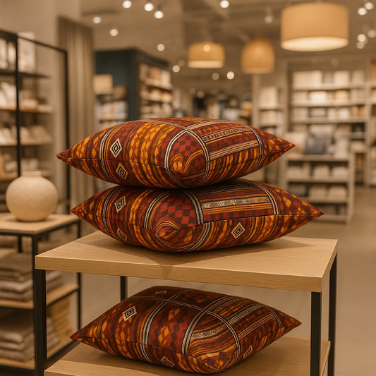 African-Inspired Decorative Throw Pillow (Set of 2)